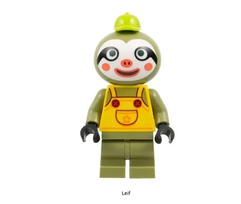 Leif 77054 ANIMAL CROSSING Animal Sloth LEGO® Minifigure Mini Figure