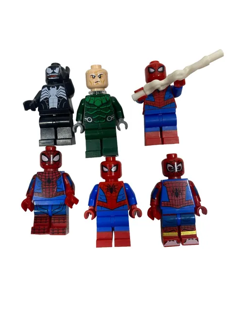 Lego Spiderman Minifigures Assorted Lot Of 6