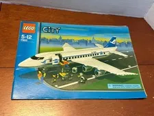 Lego City 7893 City Passenger Plane Instruction Manual Only