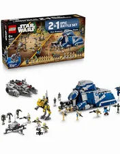 LEGO Star Wars The Clone Wars 2-in-1 Epic Battle Set 66808 1308 pcs