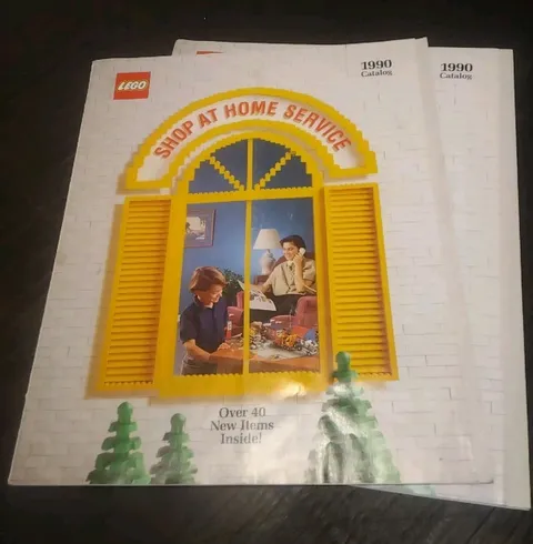 ⭐(1×)Lego Shop At Home 1990 Magazine Catalog⭐