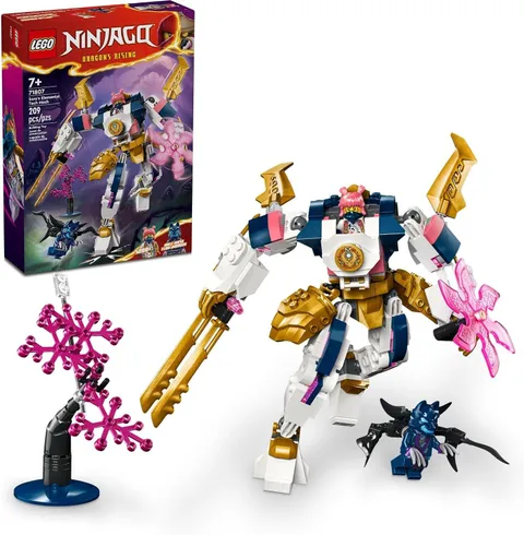 Lego 71807 Ninjago: Sora's Elemental Tech Mech - NEW in Damaged Box