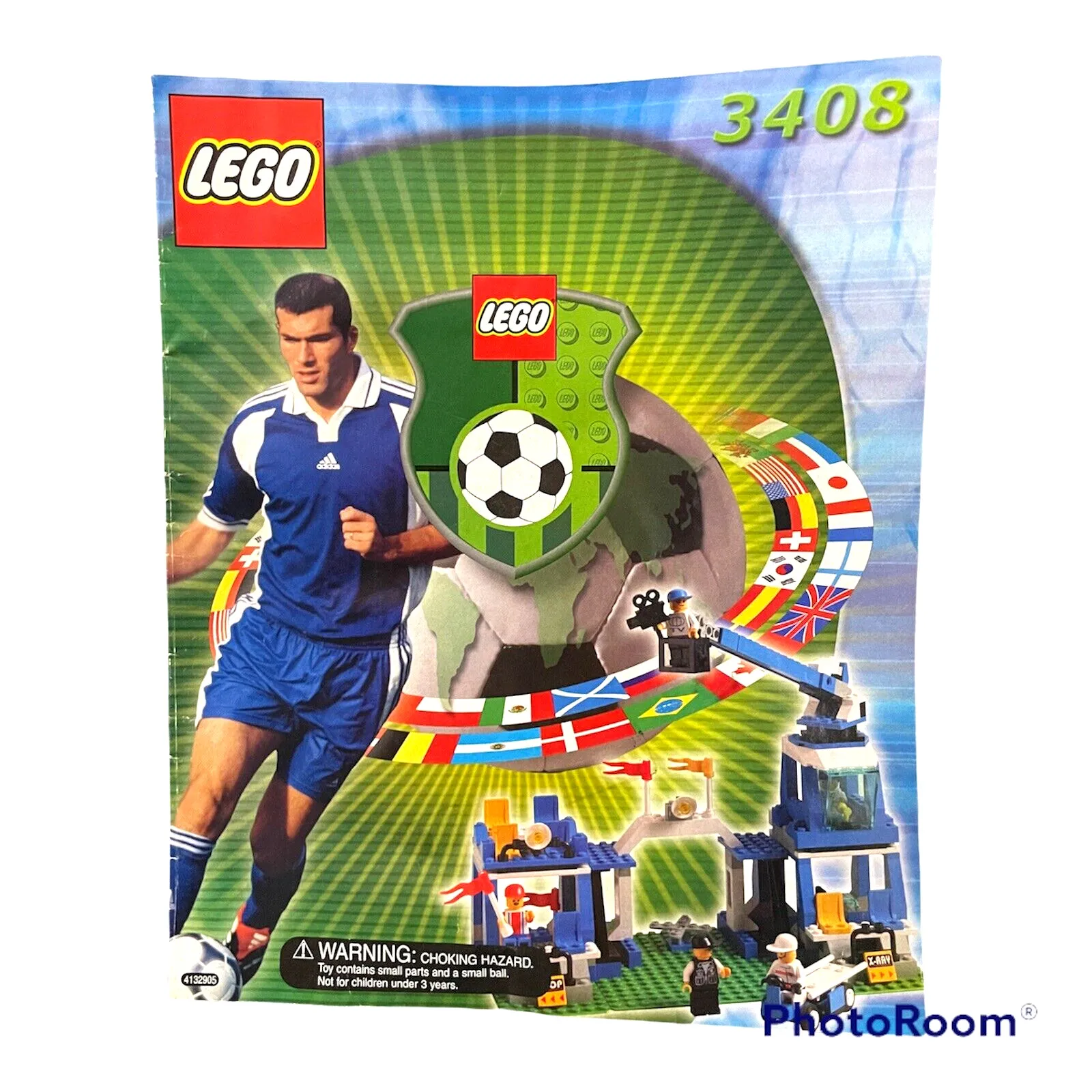 LEGO Soccer 3408 Super Sport Coverage Instruction Manual ONLY