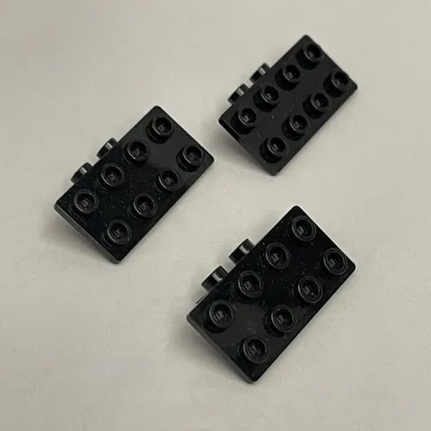 Lego 93274 Black Replacement Parts Pieces Lot of 3