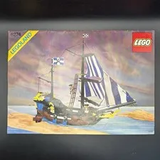 LEGO 6274 Caribbean Clipper Sailing Ship Pirates Instruction Manual Vintage 1989