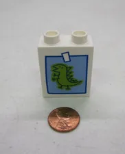 Lego Duplo Dragon Dinosaur Kid Fridge Drawing Printed Specialty Block Part