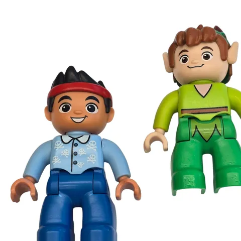 Two Figures LEGO Duplo Jake and the Neverland Pirates, 10526 Jake And Peter Pan 