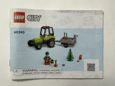 LEG0 City Park Tractor 60390 Instruction Manual ONLY