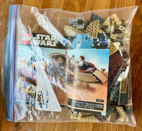 LEGO Star Wars 75174 Desert Skiff + 75198 Battle Pack 8 Figures Boba Fett R3-T2