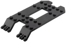 LEGO Black Vehicle, Trailer Base 6 x 12 x 1 1/3 inv.628