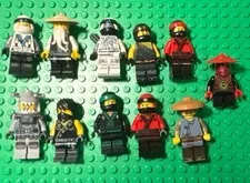 LEGO Minifigures Lot of 11 Assorted Ninjago Minifigures