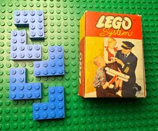 LEGO System 4 x 4 Corner Bricks 217 1950's 50's Vintage RARE COMPLETE - Kliklok