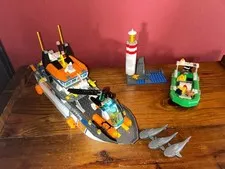 LEGO City Coast Guard Set 60014 99% Complete W/ Instructions  (No Box)