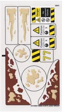 LEGO STICKER SHEET ONLY 76037 RHINO & SANDMAN SUPER VILLAIN TEAM-UP from set New