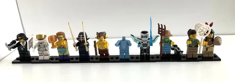 LEGO Series 15 Minifigure Lot Faun Farmer Shark Guy Original Accessories