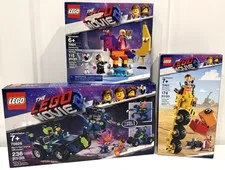 Lego The Lego Movie 2 Lot 70823 Thricycle, 70824, 70826 Rex-treme Offroader New