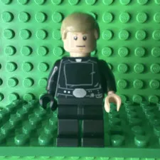 LEGO LUKE SKYWALKER STAR WARS MINIFIGURE JEDI MASTER Wrong hair  75352