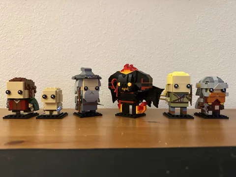 LEGO BrickHeadz Lord of the Rings Lot Frodo Gollum Gandalf Balrog Gimli