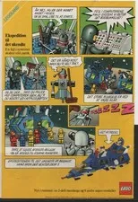 LEGO ADVERTISING INSERTS #  2-1027 # SPACE # 1986 #