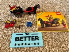 1984 LEGO Castle 6022 Lion Knights Horse Cart  NO BOX Vintage Set
