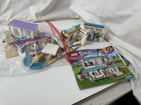 LEGO Friends Stephanies House 41314 Incomplete Built Set Manual 