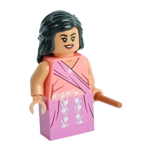 LEGO® Harry Potter Parvati Patil Minifigure™ Dark Pink and Coral Sari Set hp261