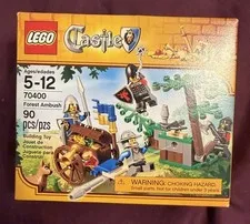 LEGO Castle 70400 Forest Ambush knights treasure dog weapons minifigures