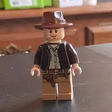 LEGO Minifigure Indiana Jones, No accessories.