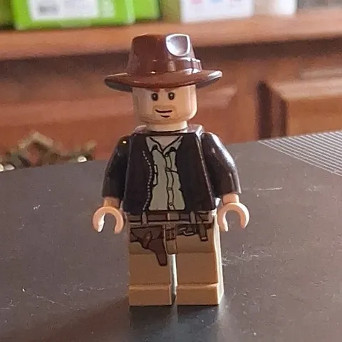 LEGO Minifigure Indiana Jones, No accessories.