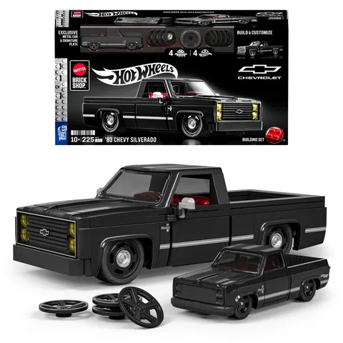 Hot Wheels Mattel Brick Shop '83 Chevy Silverado Walmart Exclusive