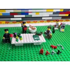 LEGO Airport Police & Jail Prisoner Minifigure Bundle
