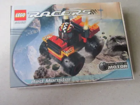 Lego Racers 4592 Red Monster Building Instructions Instruction