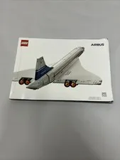 LEGO Set # 10318 The Concorde Airbus Replacement Instructions Manual Book ONLY