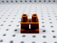 LEGO Reddish Brown Short Blank Plain Legs Pants Minifig BT