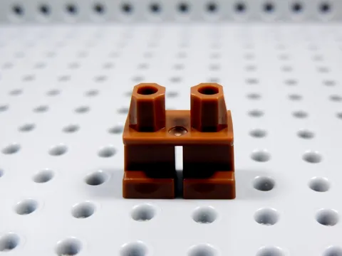 LEGO Reddish Brown Short Blank Plain Legs Pants Minifig BT