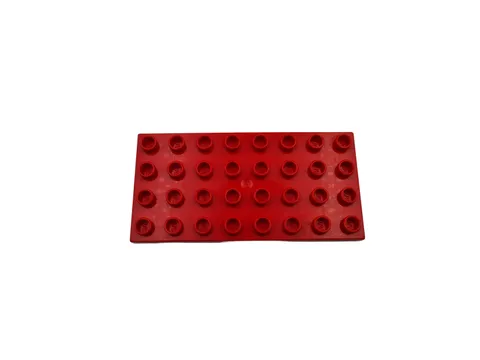 Lego® Duplo Base plate Building plate 4x8 8x4 RED
