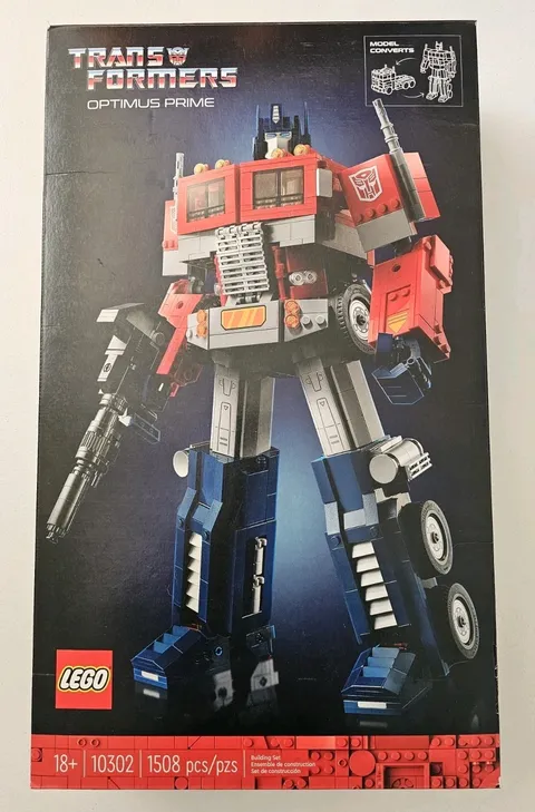 LEGO Icons Transformers Optimus Prime #10302 Box Only