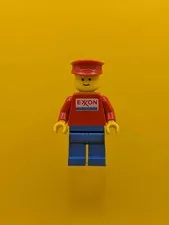 Exxon exx002 Blue Legs, Red Hat Lego Minifigure
