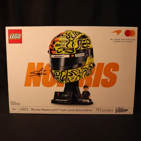 Lego Editions McLaren F1 Team Lando Norris Helmet 43023 793 PCS Factory Sealed
