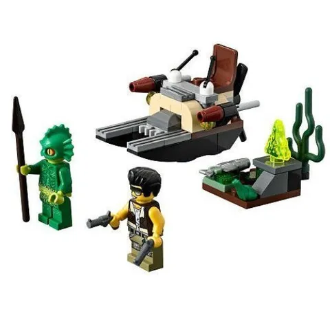 69 of 70 Bricks from Lego 9461 The Swamp Creature Monster Fighters No box/manual