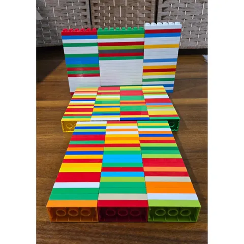 LEGO Duplo Building Plates Bulk Lot 200+ Pieces Multicolor Baseplates Mixed Set