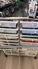 Massive organized Bulk Lot Parts, Pieces, mini figures and more Multicolor