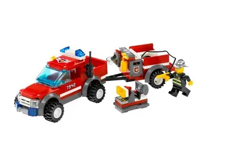 LEGO CITY: Off-Road Fire Rescue (7942) Complete with Manual & Minifigure