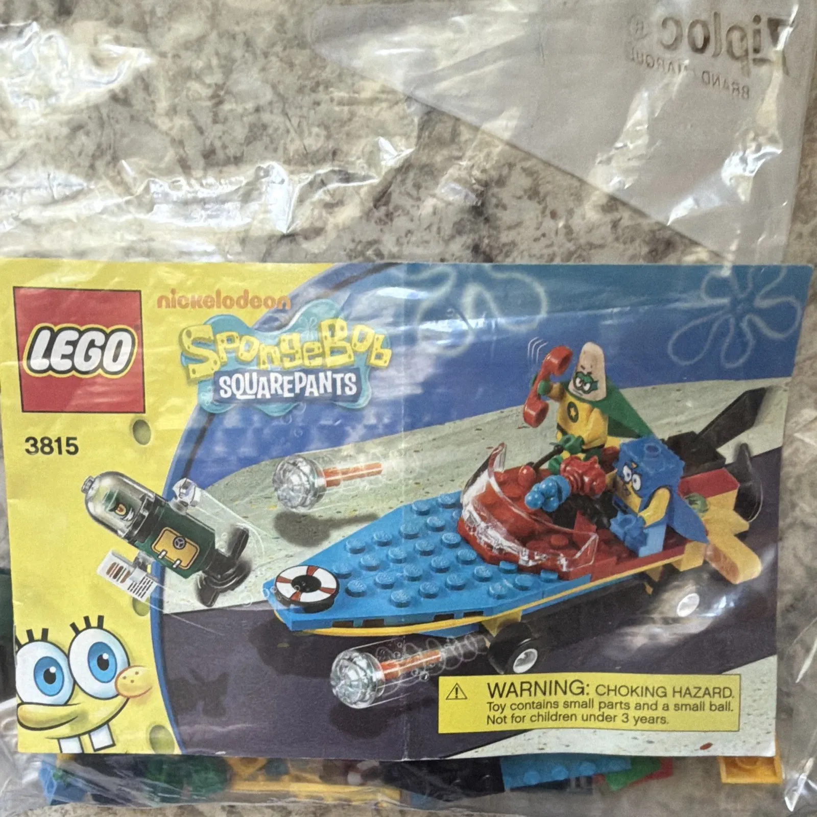 LEGO SpongeBob SquarePants 3815 Heroic Heroes of the Deep 95 pcs Sealed Polybag