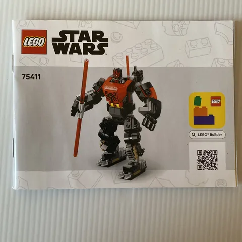 INSTRUCTION MANUAL Lego 75411 - Star Wars Darth Maul Mech