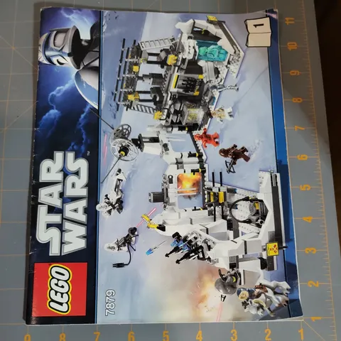 LEGO Star Wars Hoth Echo Base 7879 Instruction Manual Only Book 1 Only