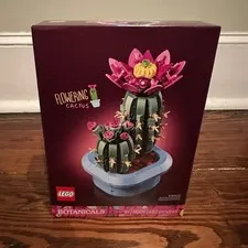 NIB LEGO Botanicals Flowering Cactus 11509 Building Set 482 Pcs New Sealed Box
