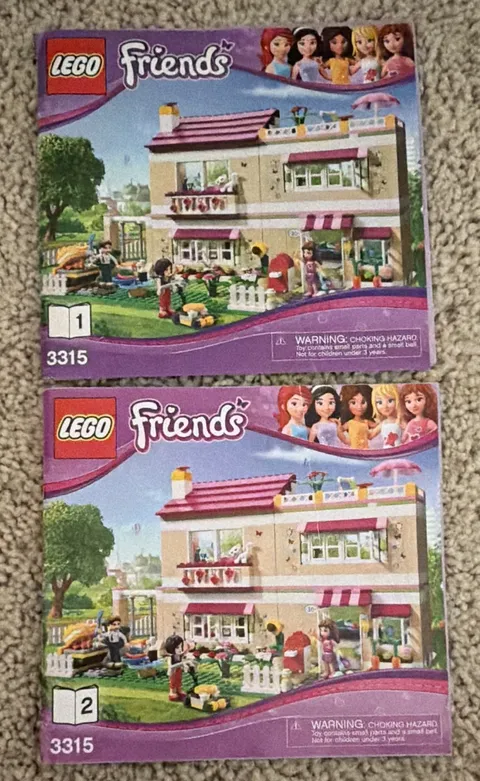 LEGO Friends 3315 Olivia's House 695pcs Ages 6-12 With Box Instructions Set