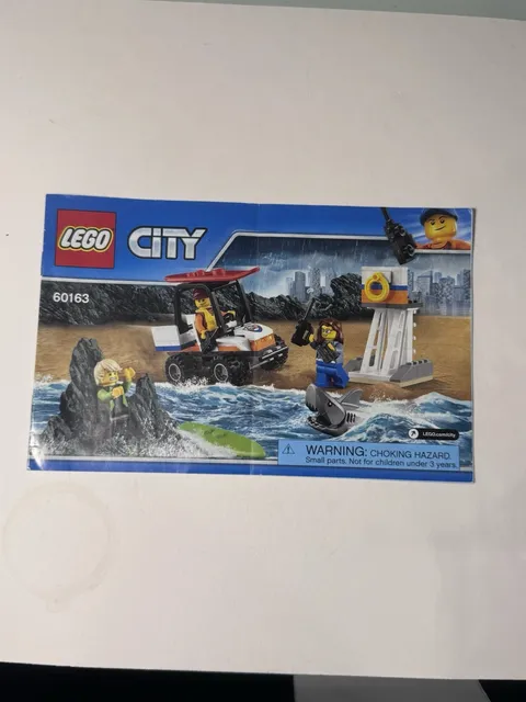 LEGO CITY 60163 Coast Guard Starter Set INSTRUCTIONS ONLY