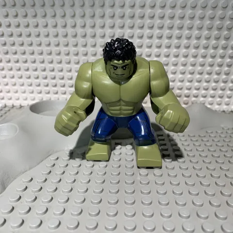 Lego Hulk Minifigure Blue Pants 76131 sh0577 Avenger Marvel Super Heroes